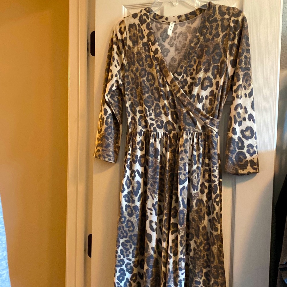 Cotton Dress with Pockets Sz S